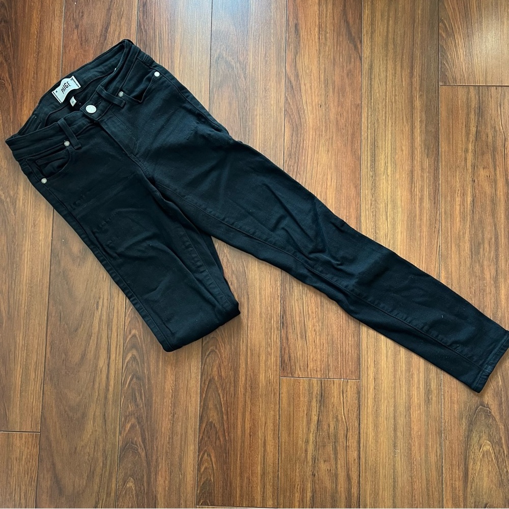 Paige Verdugo Ankle Black Jeans